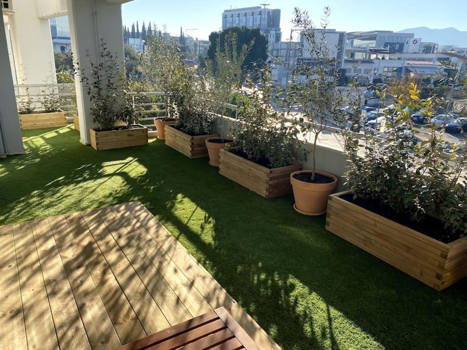 Spacious And Sunkissed 3Br & 2 Bathrooms Apartment Athen Eksteriør bilde