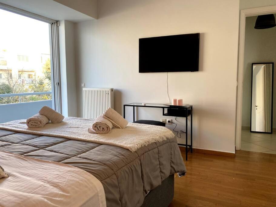 Spacious And Sunkissed 3Br & 2 Bathrooms Apartment Athen Eksteriør bilde
