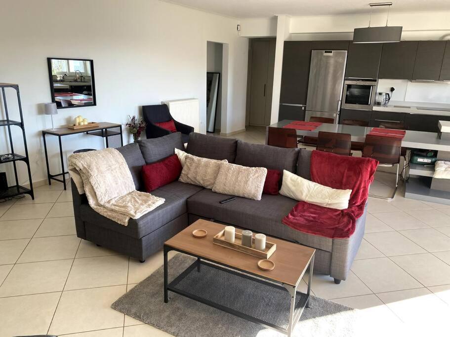 Spacious And Sunkissed 3Br & 2 Bathrooms Apartment Athen Eksteriør bilde