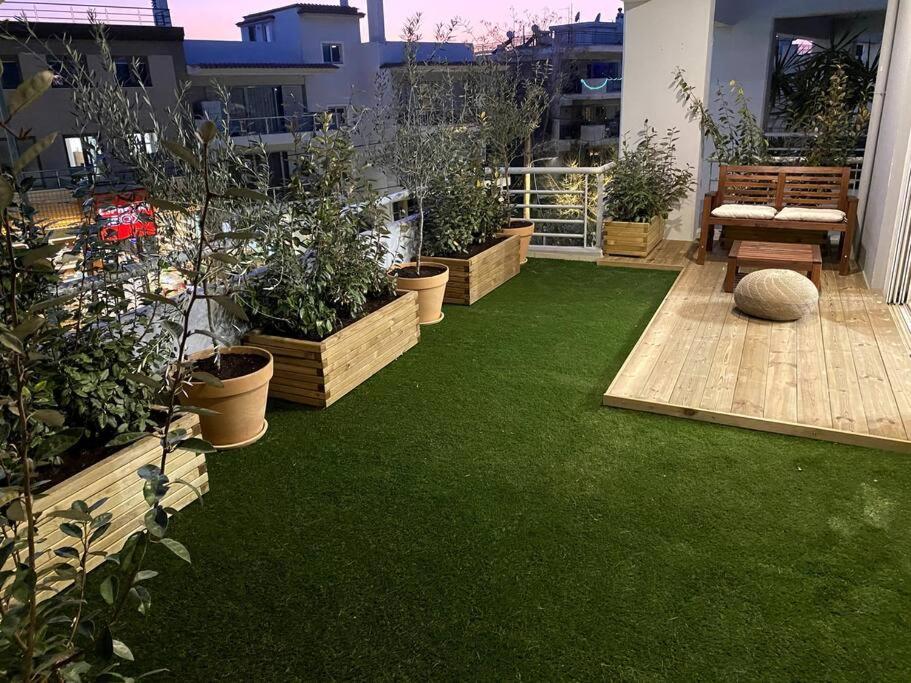 Spacious And Sunkissed 3Br & 2 Bathrooms Apartment Athen Eksteriør bilde